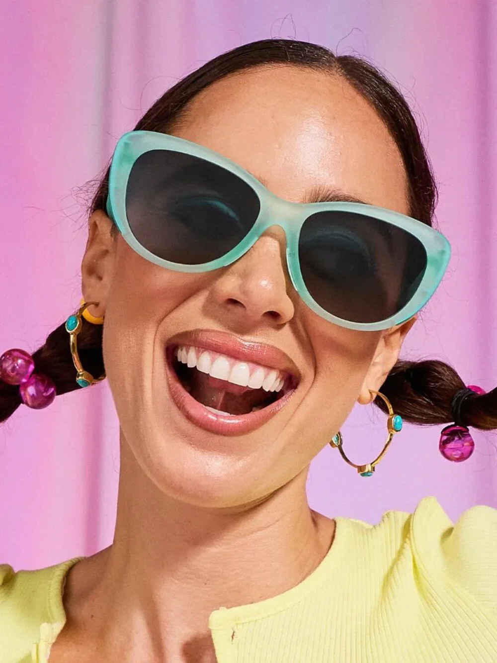 GLAM G - Matcha Sorbet Muse Sunglasses